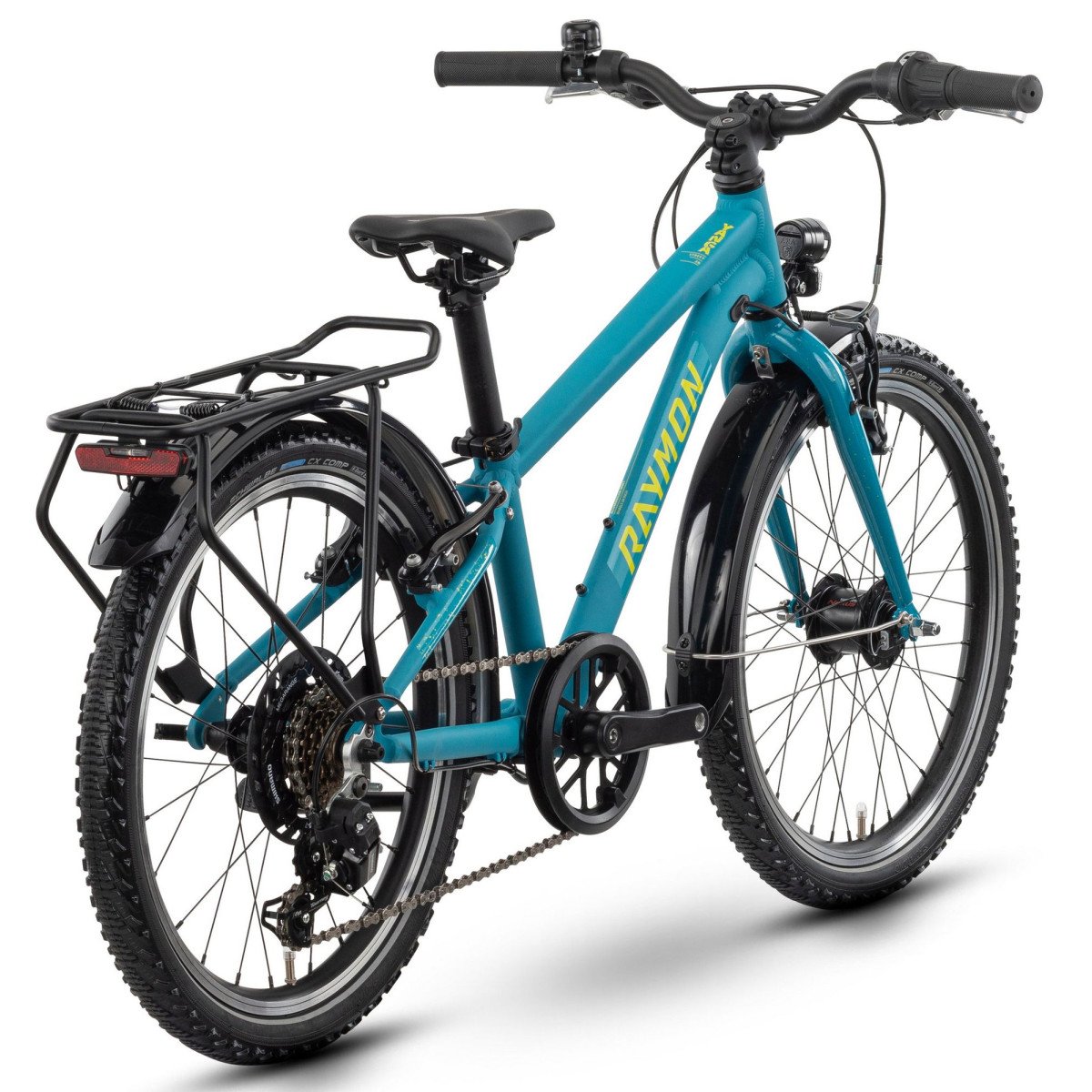 Raymon Yanga 20 Street 2025 turquise-lime dviratis