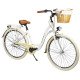 AZIMUT Sarema ALU 28" 3-speed 2025 light cream shiny dviratis AZIMUT Sarema ALU 28" 3-speed 2025 light cream shiny dviratis