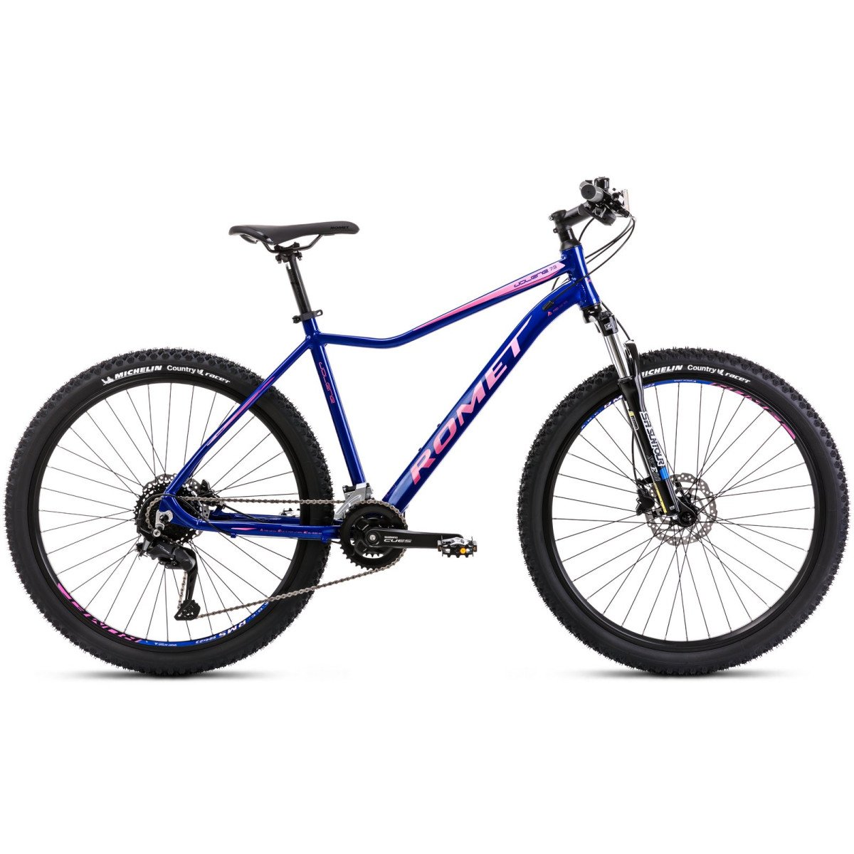 Romet Jolene 7.3 CS 2025 dark blue-pink dviratis