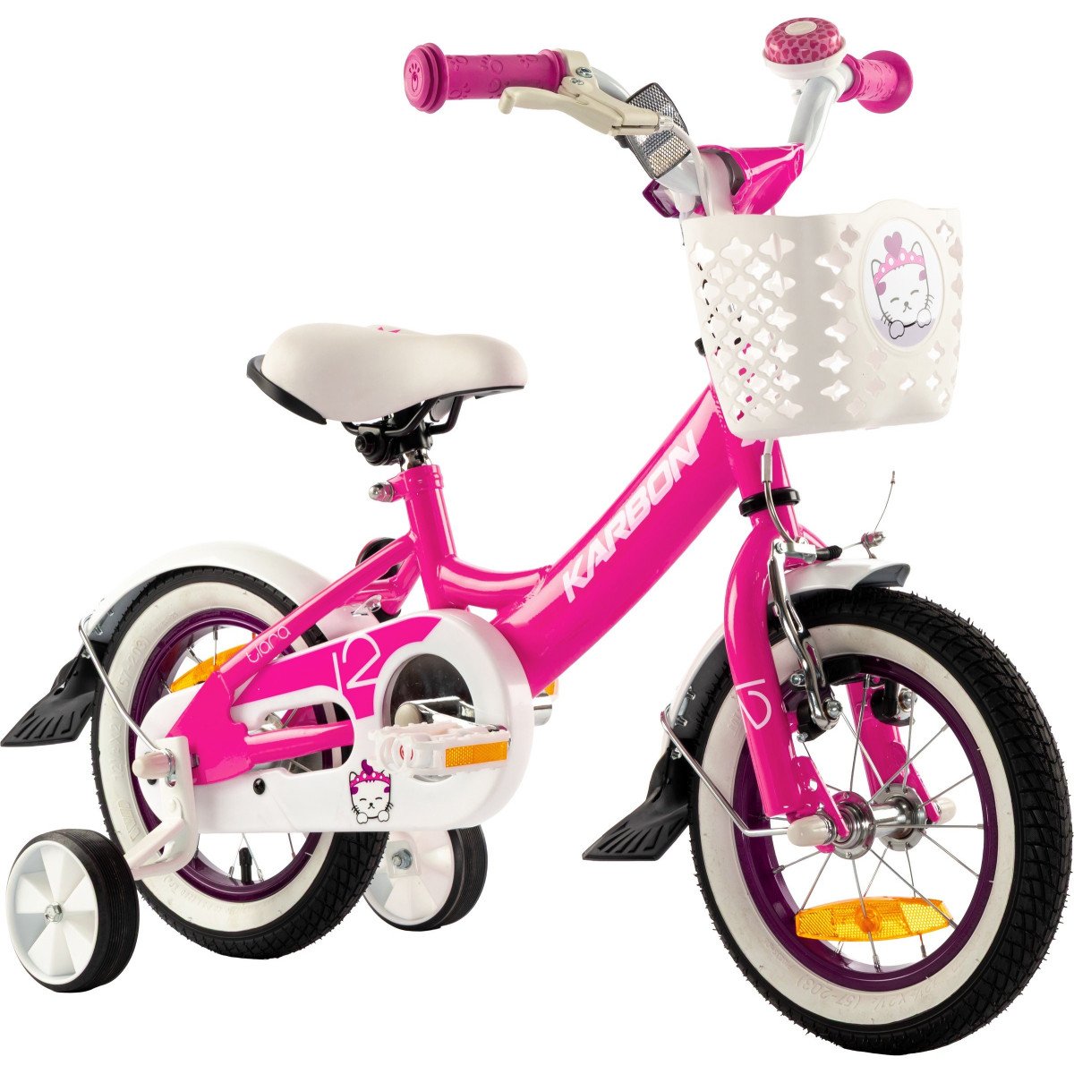 Karbon Tiara 12 pink dviratis