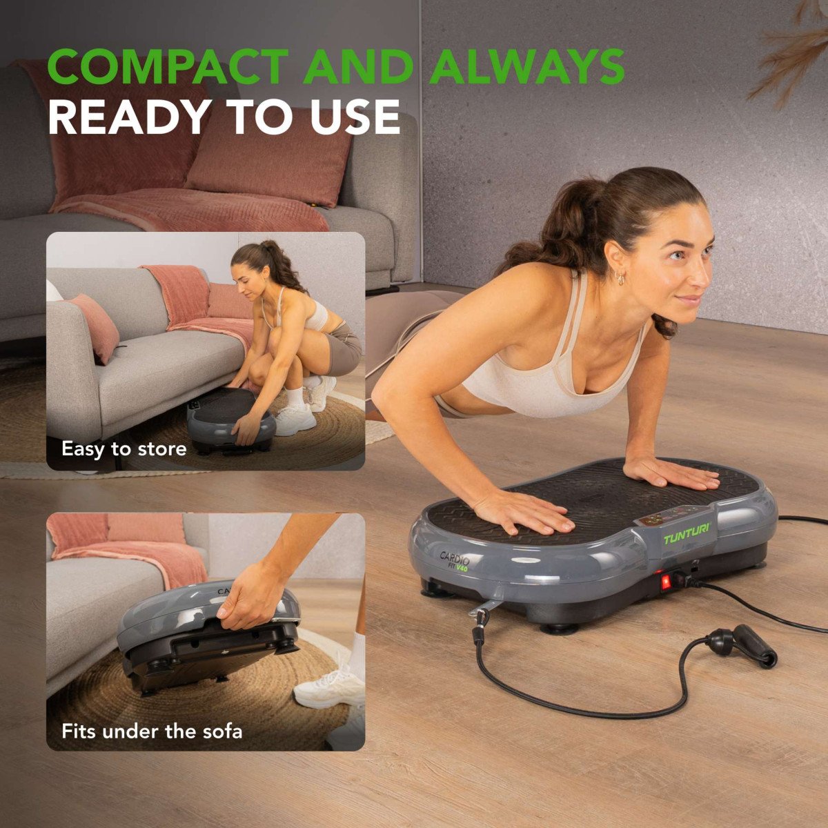 TUNTURI Cardio Fit V40 vibracinė platforma